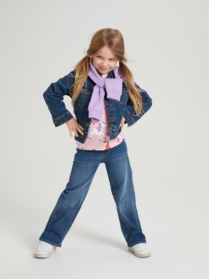 Jeansjakke med lommer