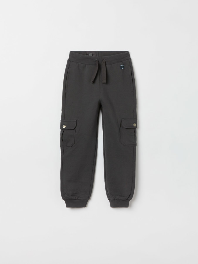 Joggebukse med cargolommer