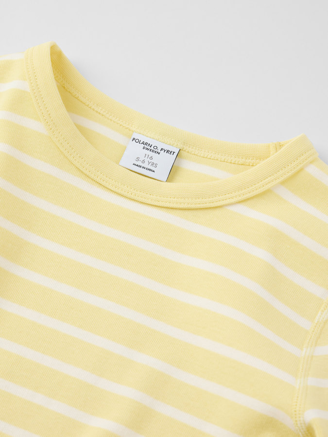 Langermet t-skjorte stripet