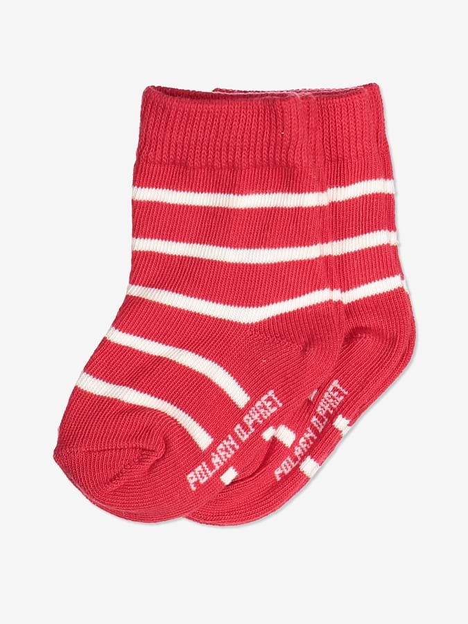 2-pakning stripete sokker nyfødt