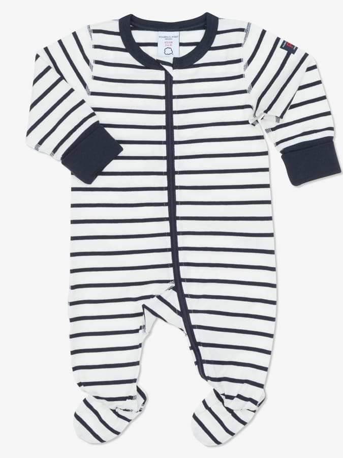 Pyjamas stripet nyfødt