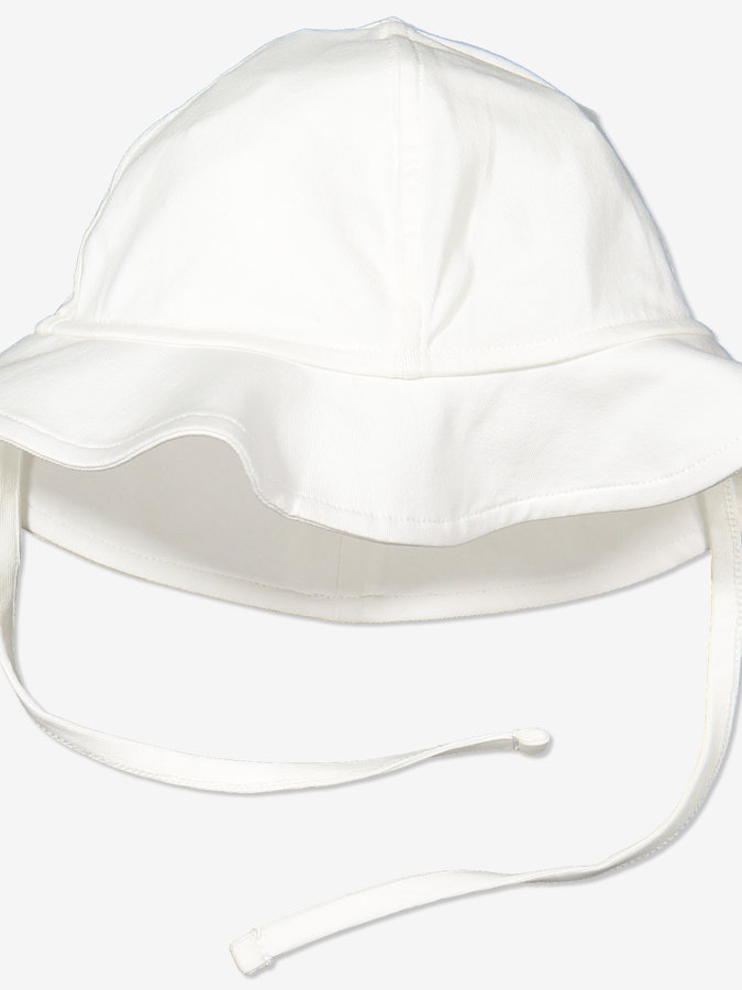 Solhatt med knytebånd baby