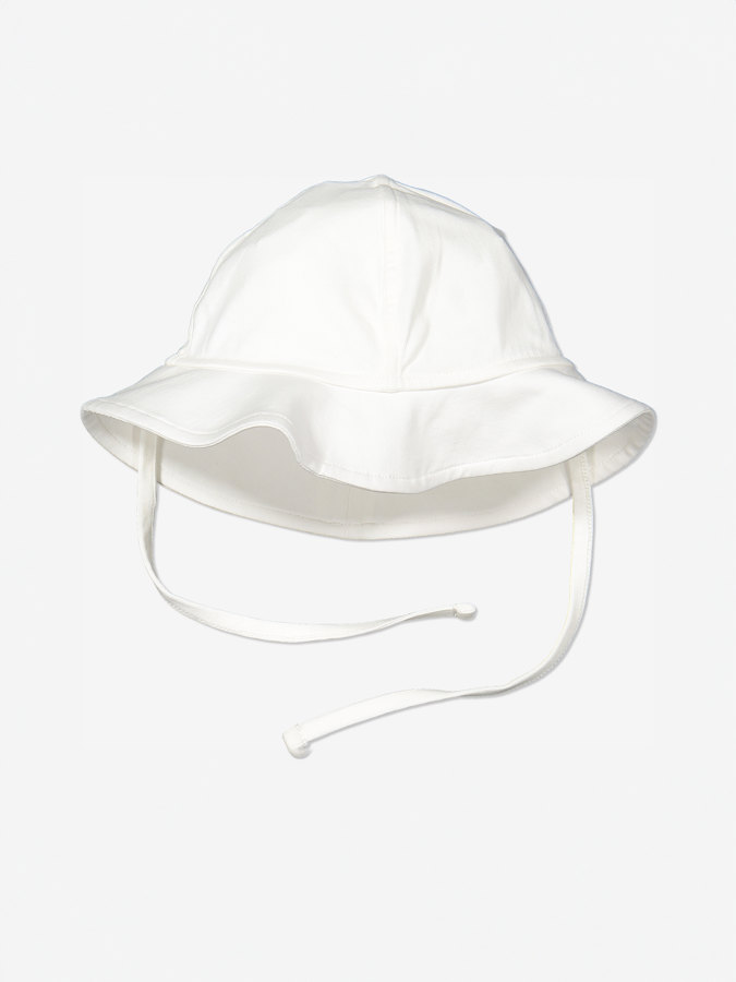 Solhatt med knytebånd baby