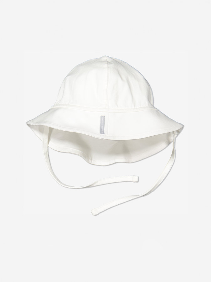 Solhatt med knytebånd baby