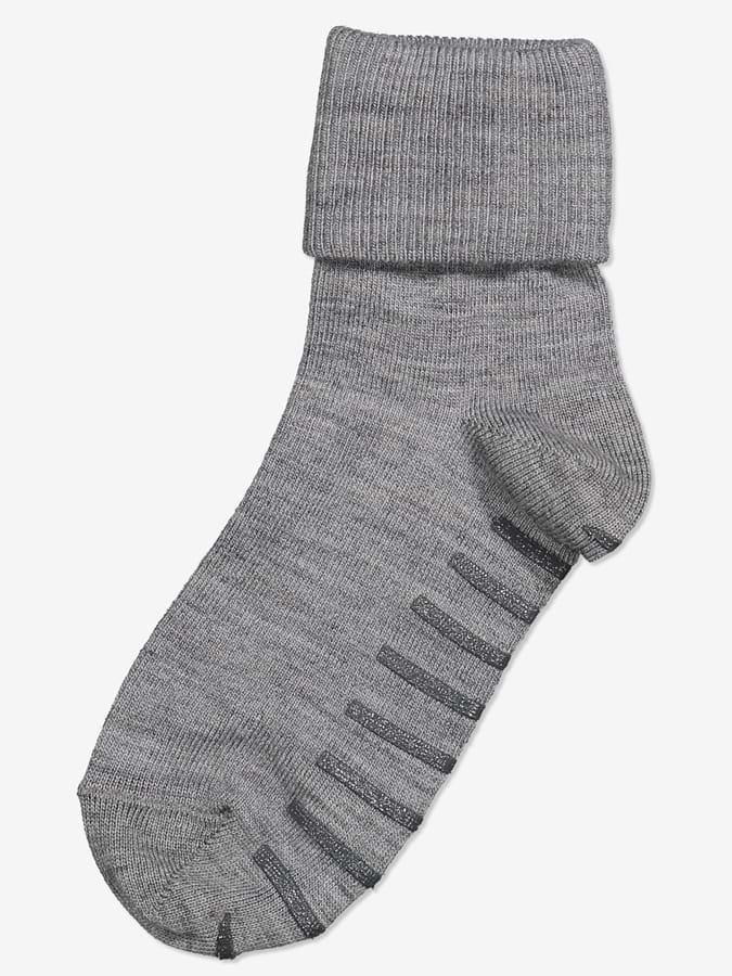 Merinoull sokker med sklisikring