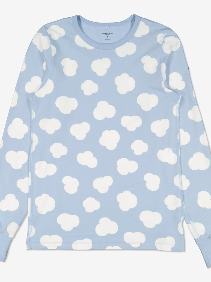 Todelt pyjamas med skytrykk, voksen