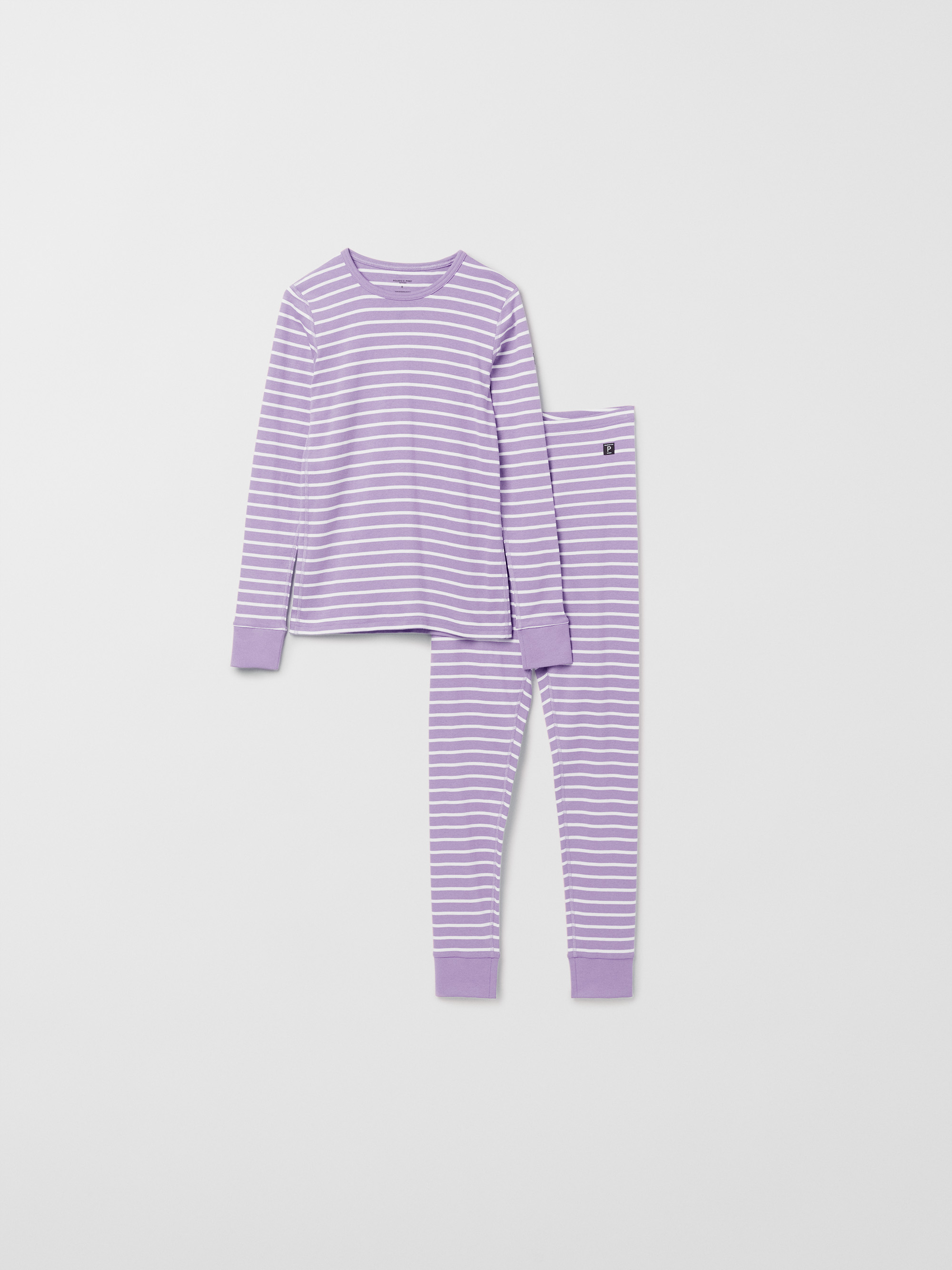 Voksensett med bukse og genser stripet