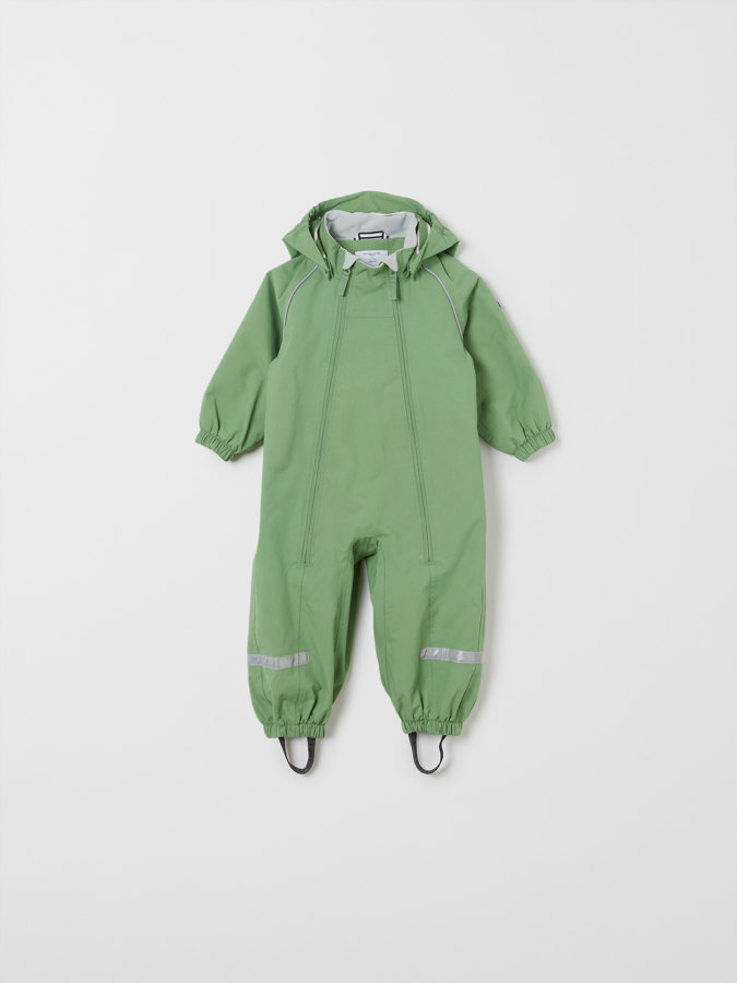 Vanntett skalldress med doble glidelåser ensfarget