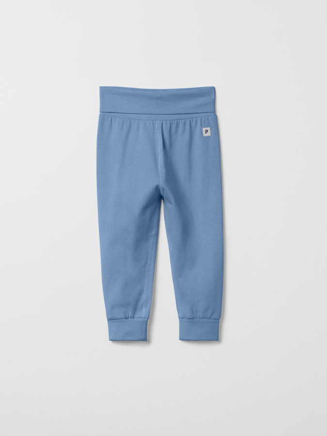 Bukse med nedbrettbare vrangborder Bukse med nedbrettbare vrangborder