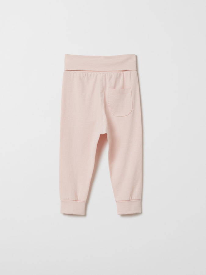 Bukse med nedbrettbare vrangborder Bukse med nedbrettbare vrangborder