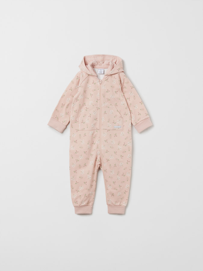 Dress med børstet innside blomstret Dress med børstet innside blomstret