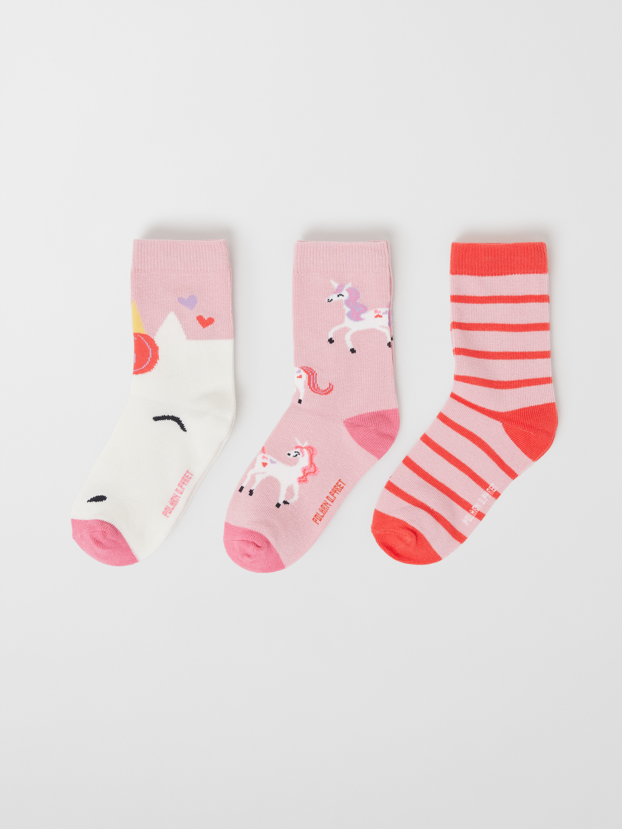 3-pakning sokker mønstrede - barneklaer - undertoy - sokker