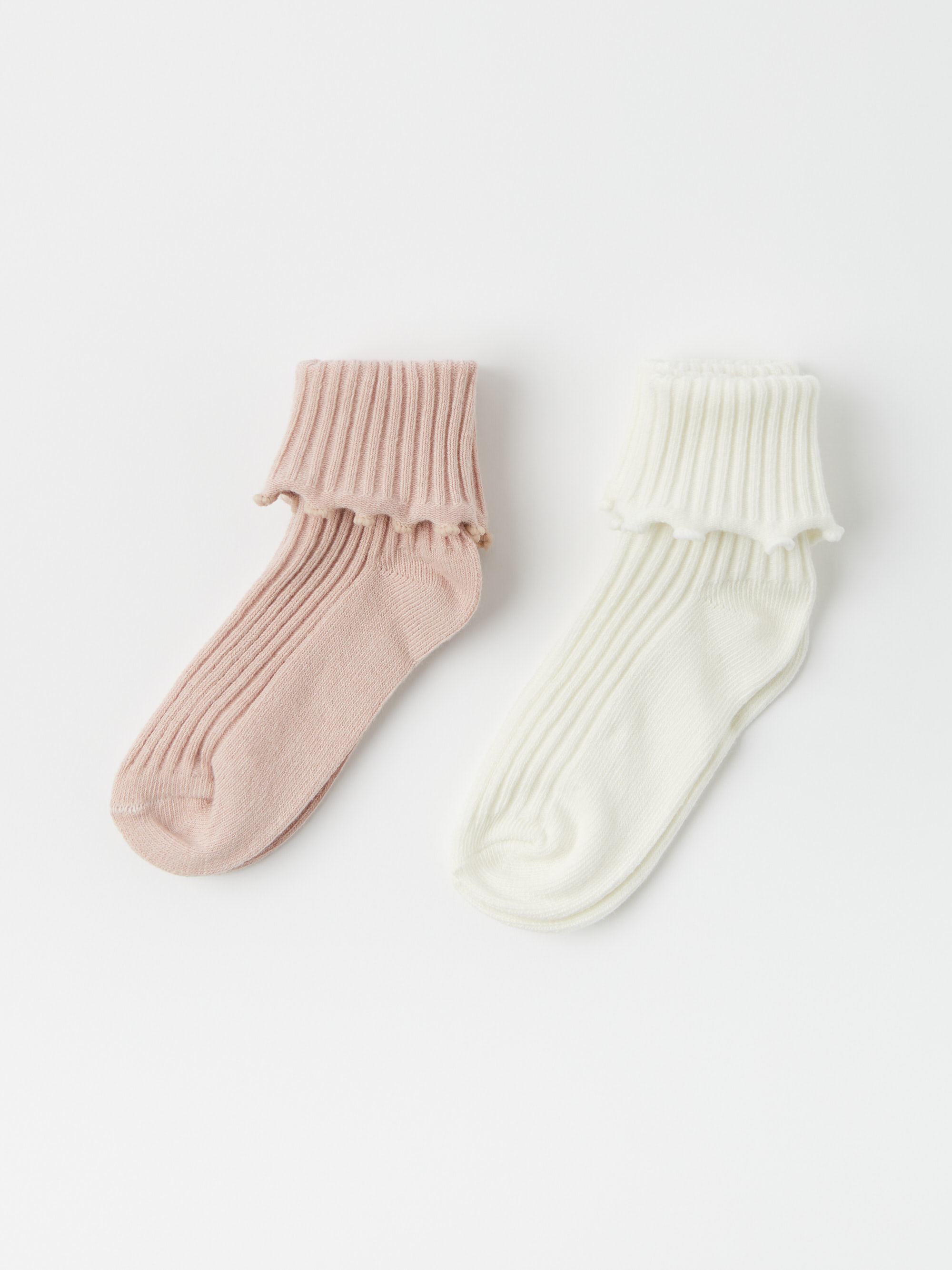2-pakning sokker med tungekant - barneklaer - undertoy - sokker