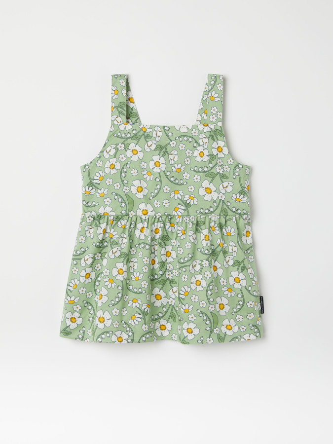 Singlet blomstret