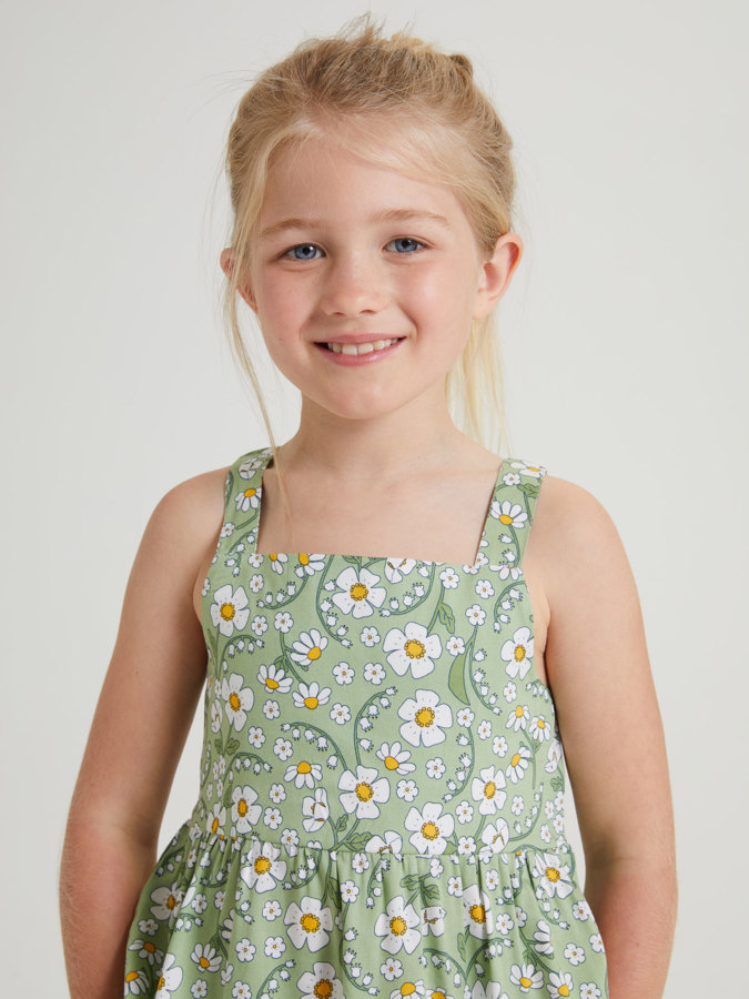 Singlet blomstret