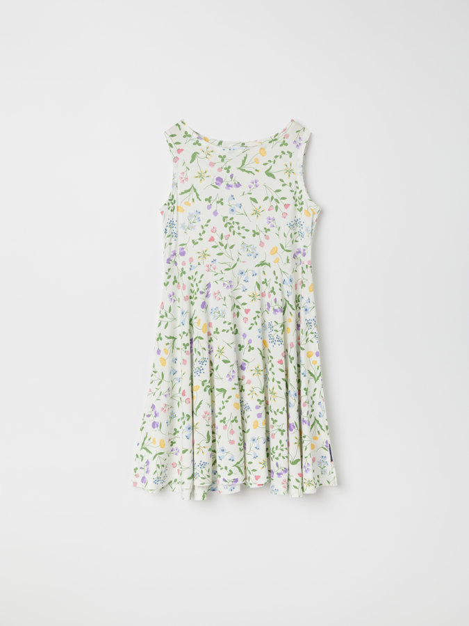 Snurrekjole blomster