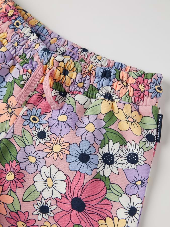 Collegeshorts blomster
