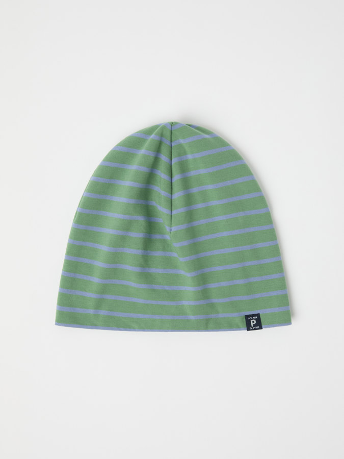 Trikotlue fleecefôret stripet Trikotlue fleecefôret stripet