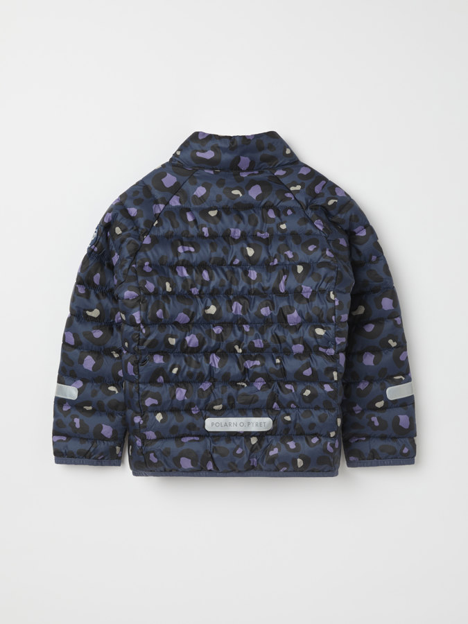 Vattert lettvektsjakke leopard Vattert lettvektsjakke leopard