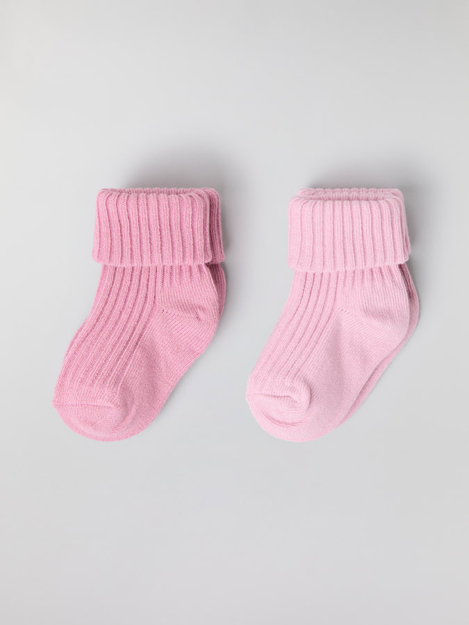 2-pakning baby sokker