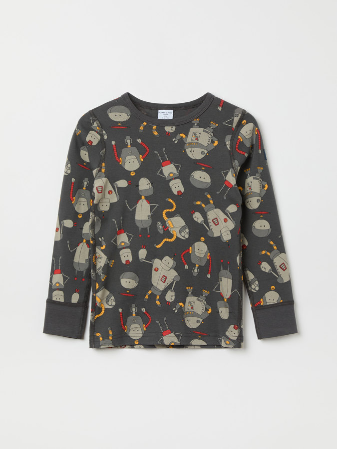 Langermet T-skjorte roboter Langermet T-skjorte roboter