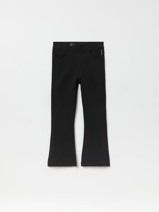 Bootcut-bukse med børstet innside