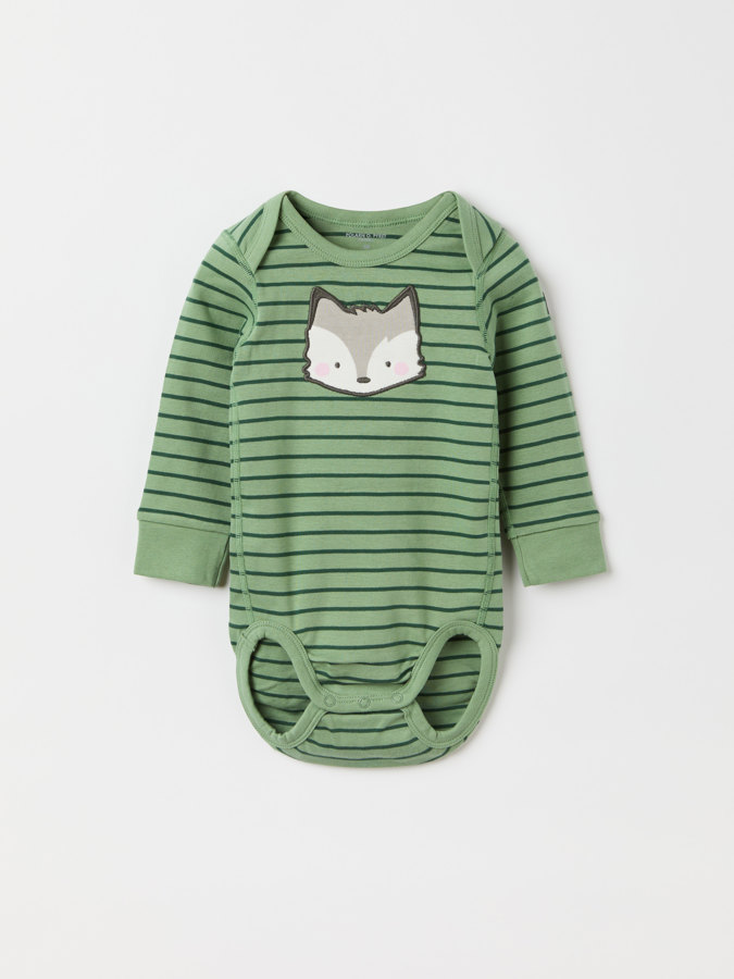 Body med omslagsskuldre ulv Body med omslagsskuldre ulv