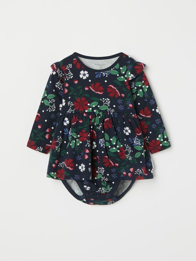 Kjolebody blomstret