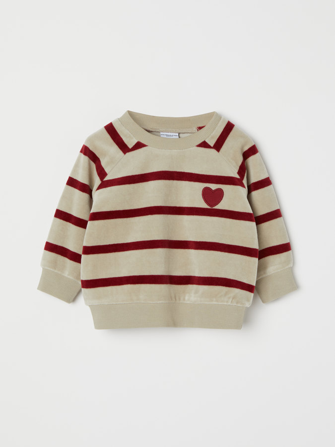 Collegejakke stripet baby