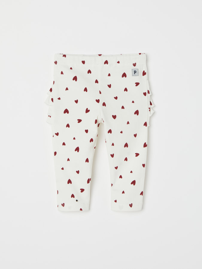 Tights med volanger hjerter Tights med volanger hjerter