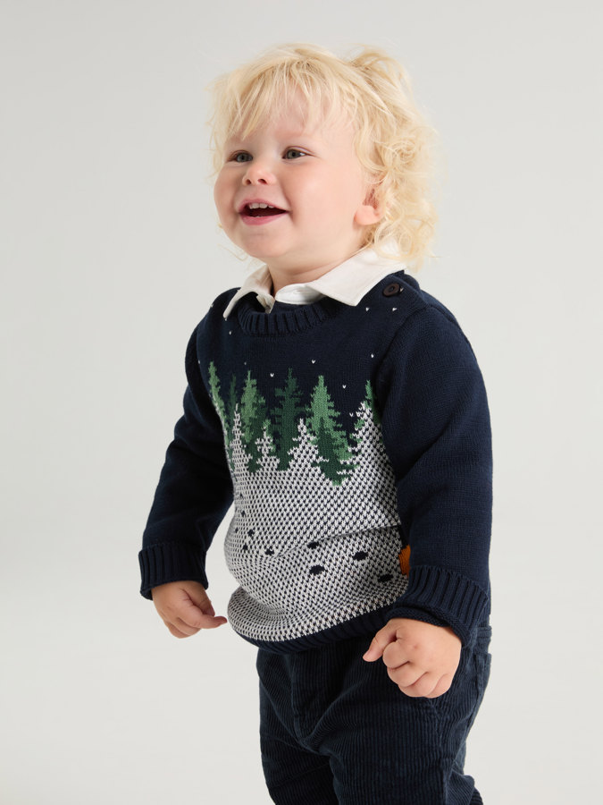 Strikket genser jaquard Strikket genser jaquard