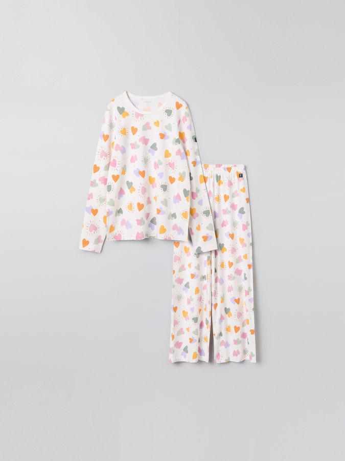 Pyjamas hjerter voksen
