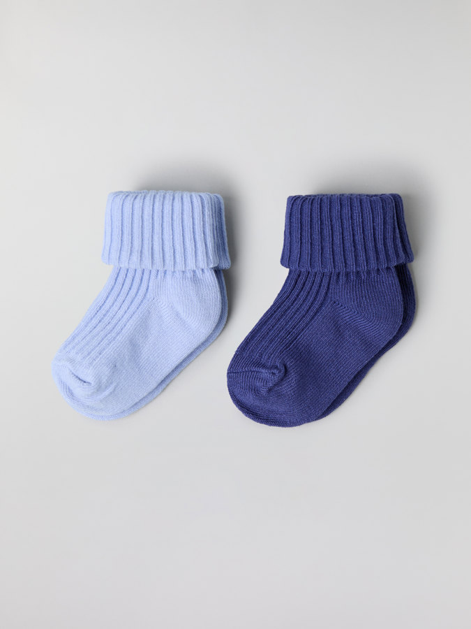 2-pakning baby sokker