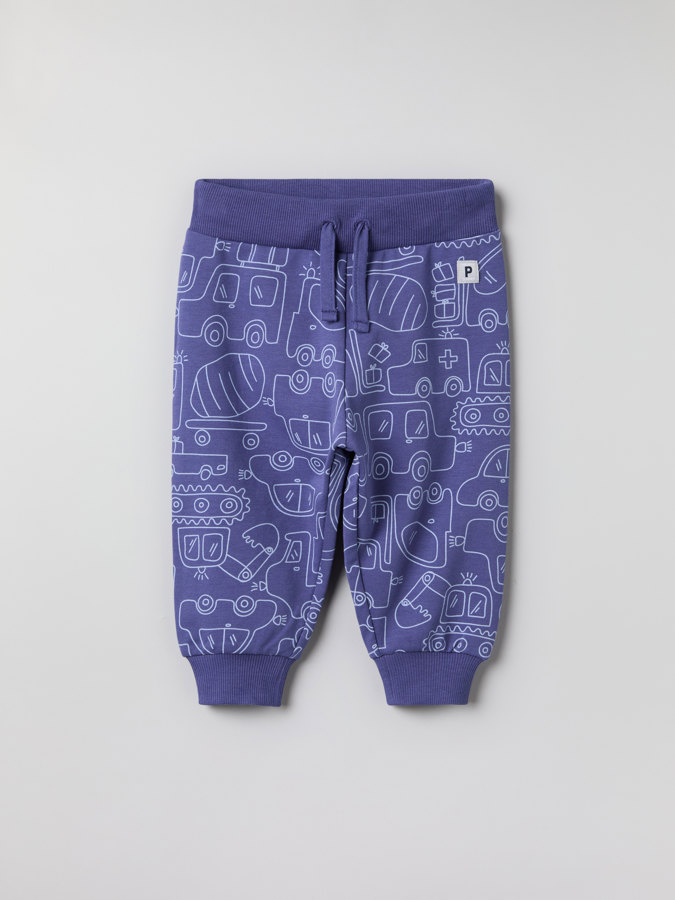 Joggebukse med børstet innside biler Joggebukse med børstet innside biler