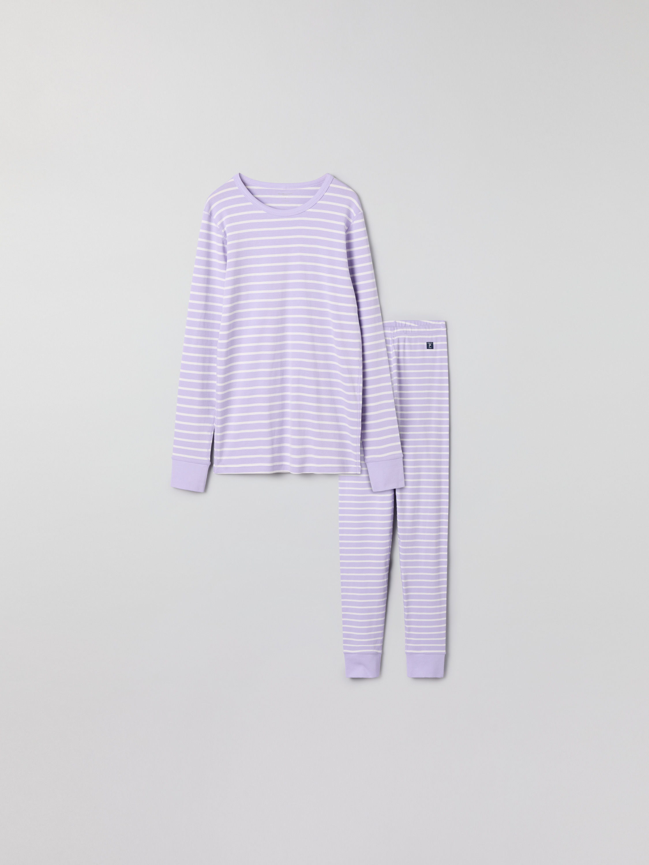 Voksensett med bukse og overdel stripet