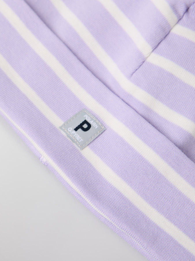 Lue med ører stripet Lue med ører stripet