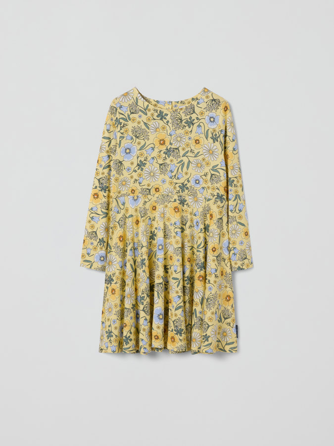 Snurrekjole blomster