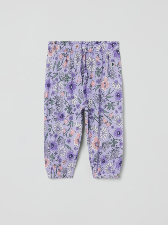 Bukse baby blomster