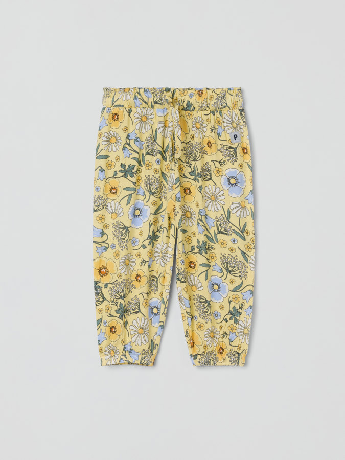Bukse baby blomster