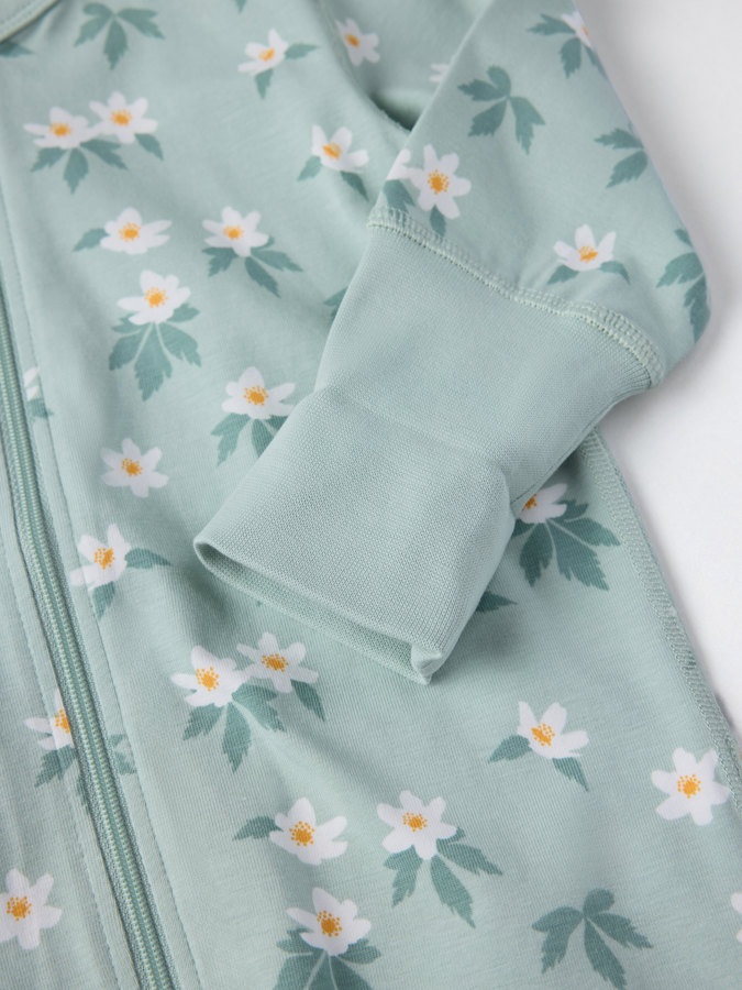 Hel pyjamas blomster