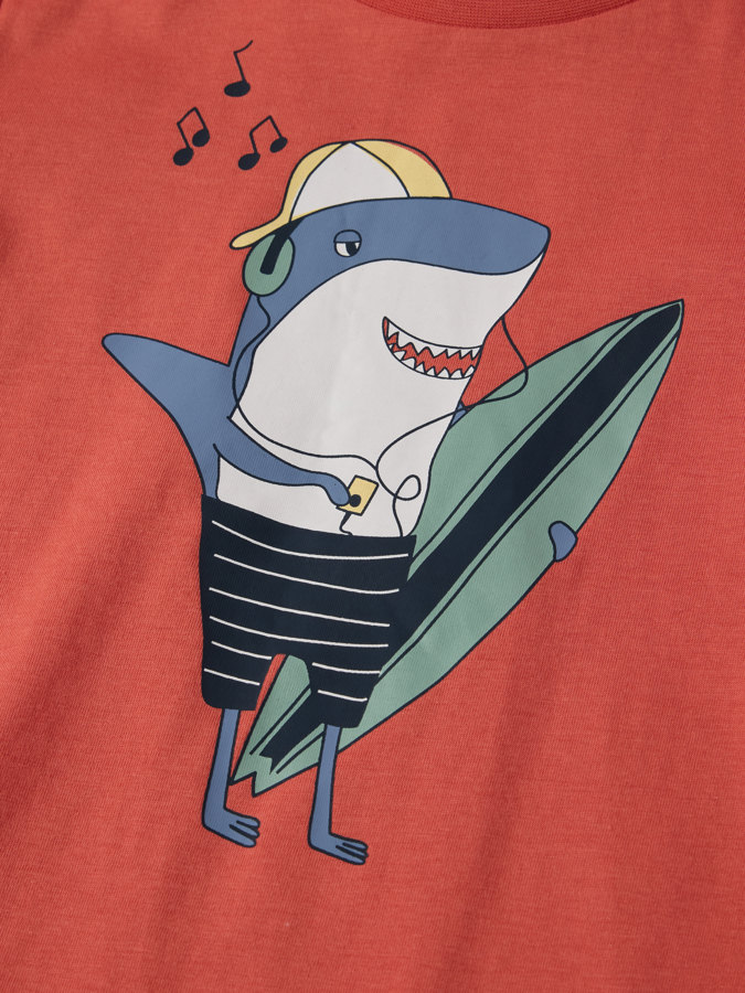 T-skjorte med trykk T-skjorte med trykk