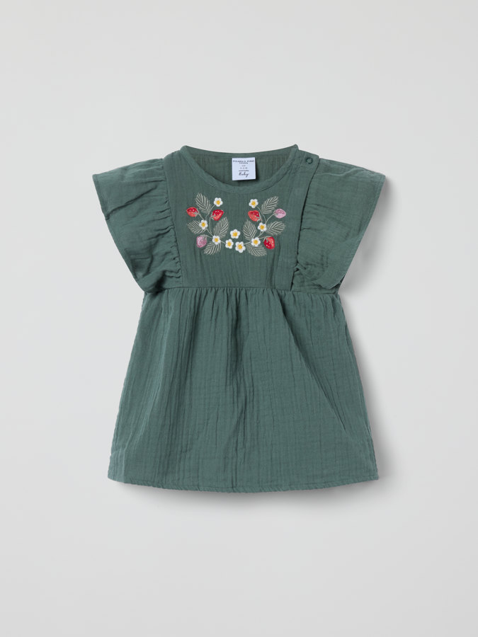 Kjole med volanger Kjole med volanger