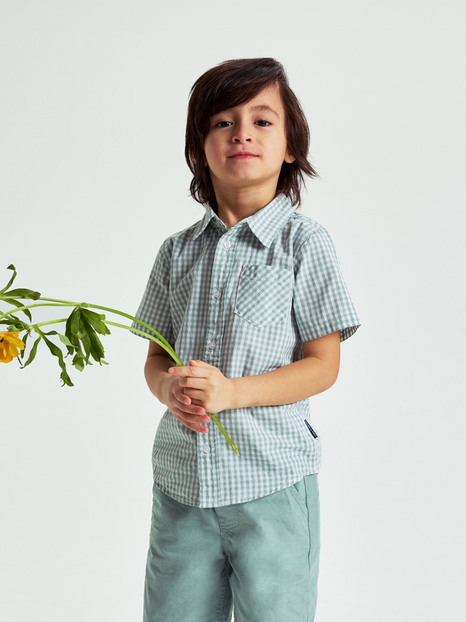 Kortermet skjorte rutet Kortermet skjorte rutet