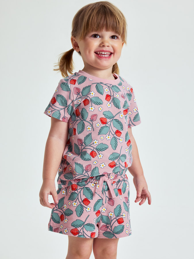 Collegeshorts jordbær Collegeshorts jordbær