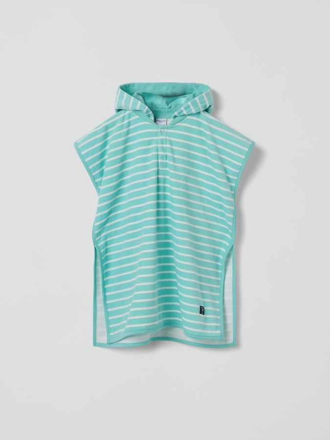 Badeponcho stripet