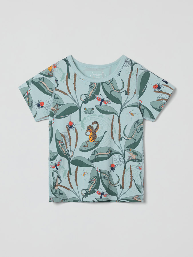 Kortermet todelt pyjamas øgler