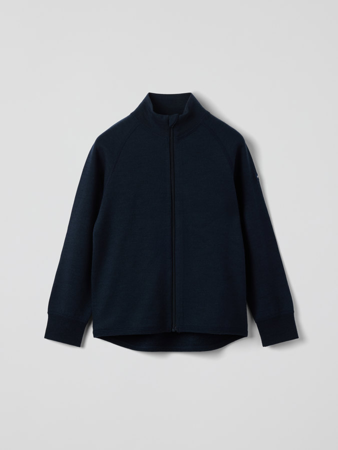 Jakke ullfrotté merino Jakke ullfrotté merino