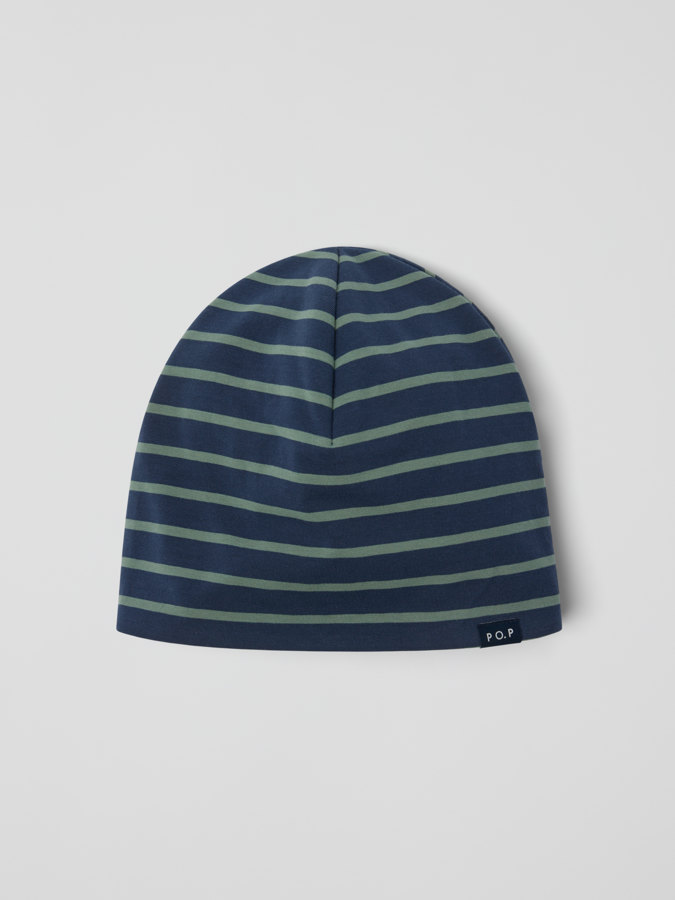 Trikotlue fleecefôret stripet Trikotlue fleecefôret stripet