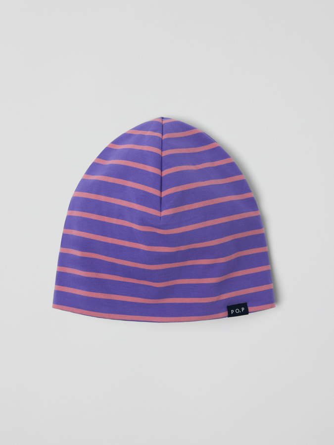 Trikotlue fleecefôret stripet Trikotlue fleecefôret stripet