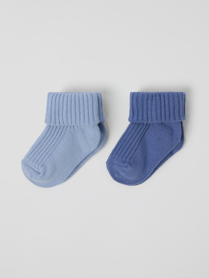 2-pakning baby sokker
